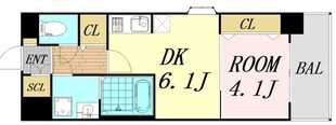 スプランディッド新大阪EASTの物件間取画像